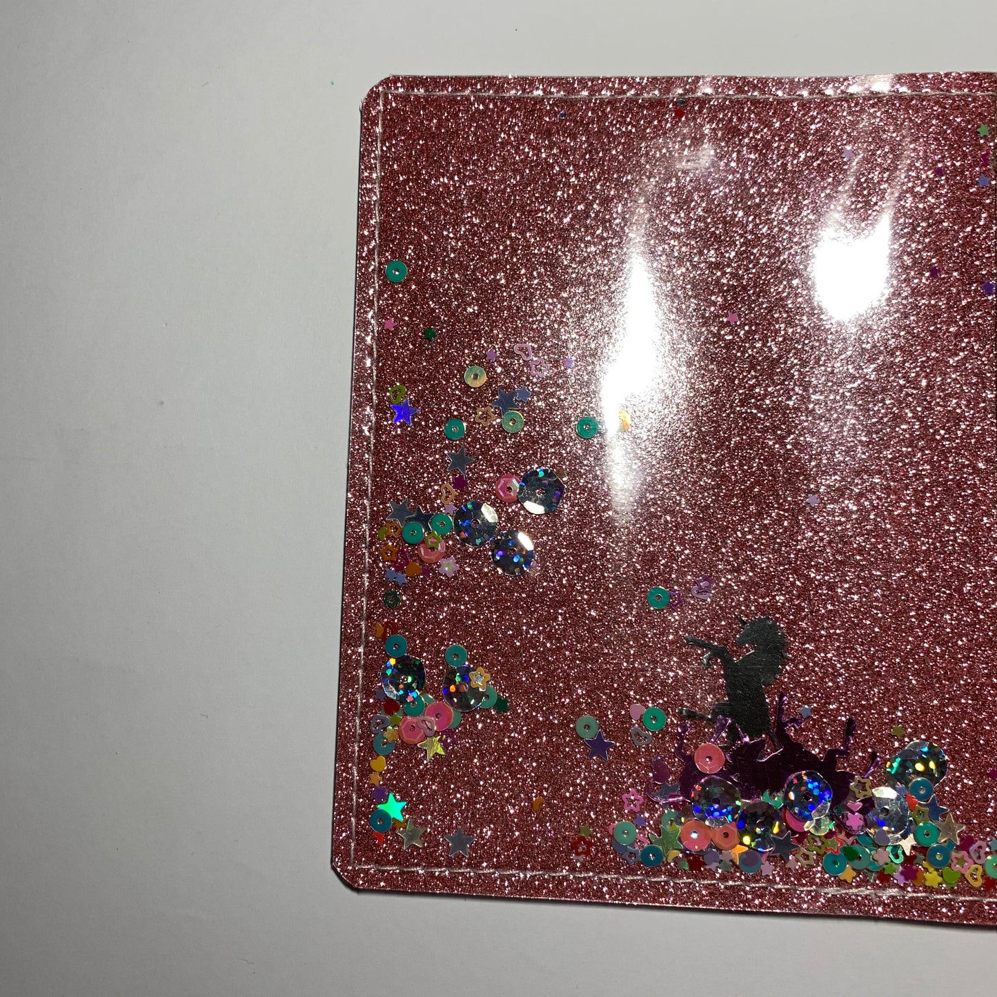 Pocket Wide with 2 bands - Heart Pocket Shaker - READY TO SHIP as is - NO RETURNS