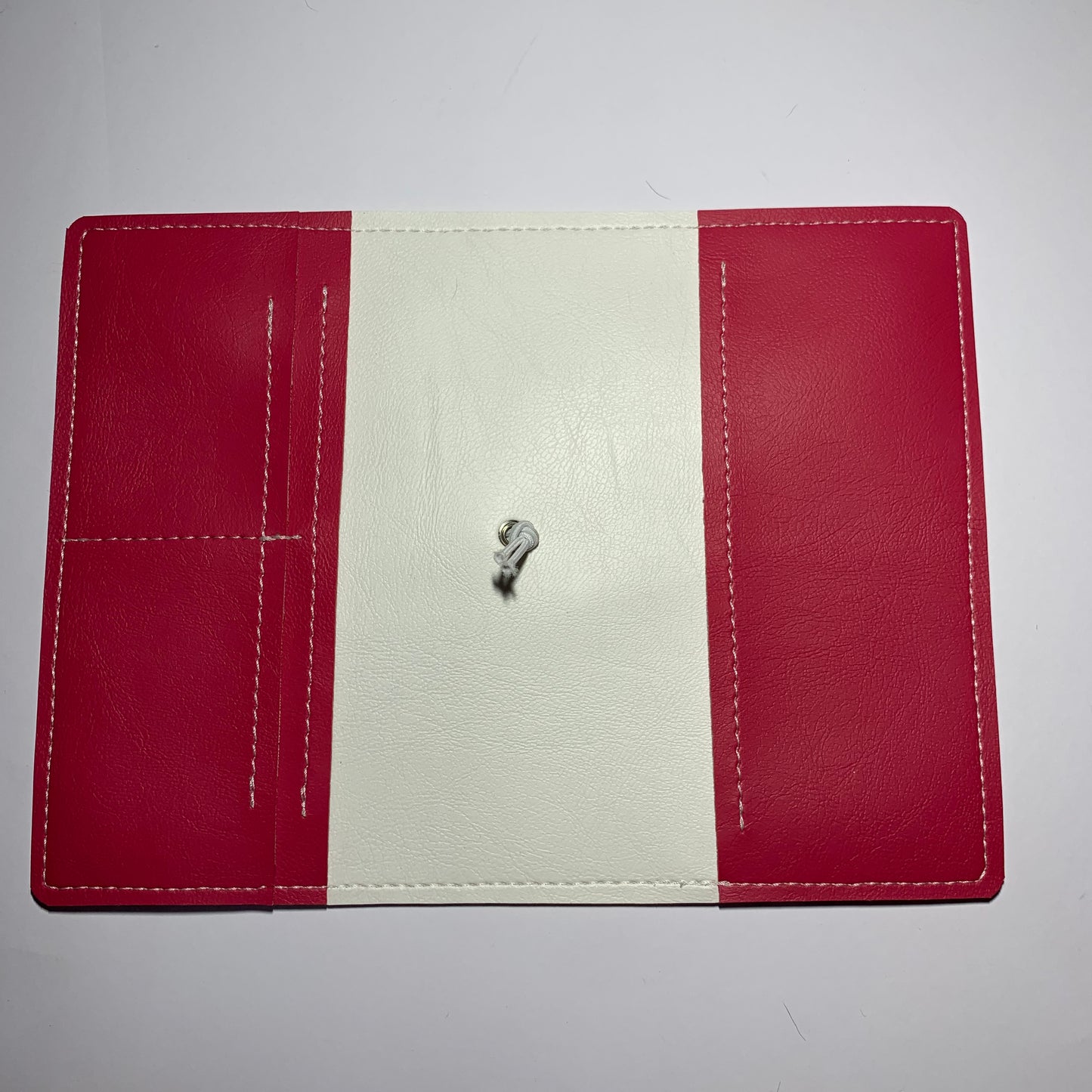 Checkbook Cover - Hot Pink - READY TO SHIP as is - NO RETURNS