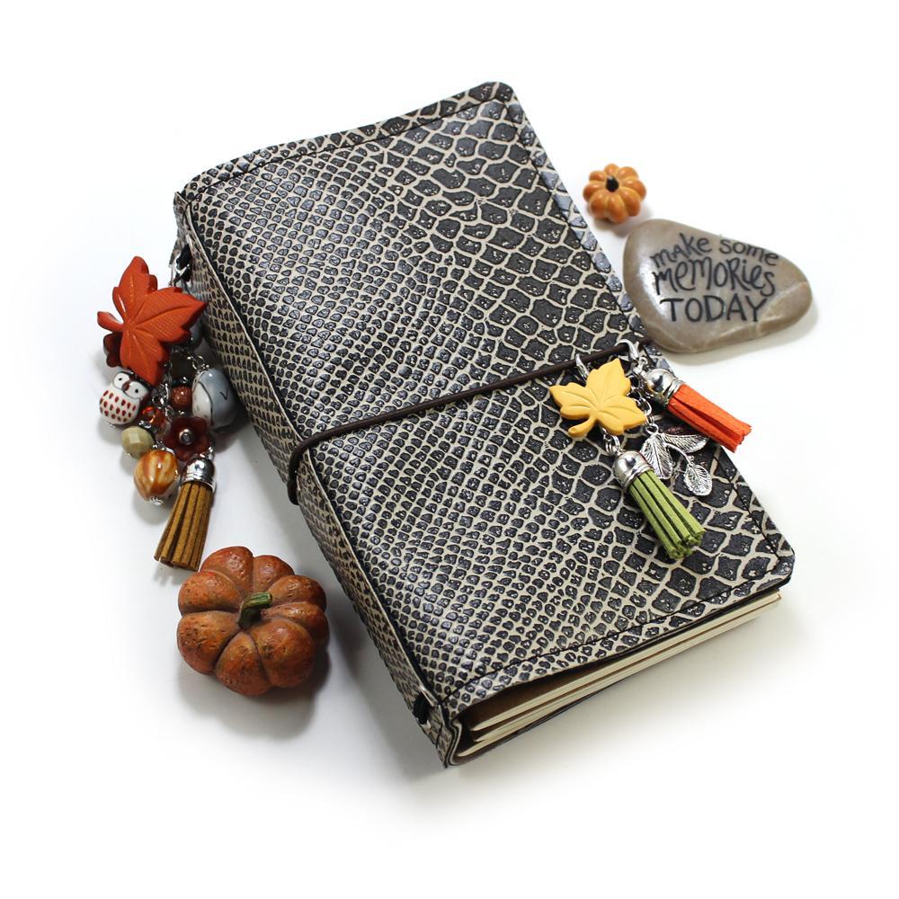 Black & Tan Scale - POCKET - READY TO SHIP as is - NO RETURNS