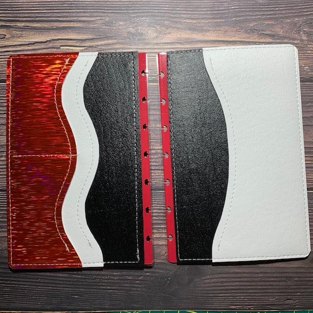 RED HOLO HEART POCKET SHAKER - HP MINI SNAP on COVER SET