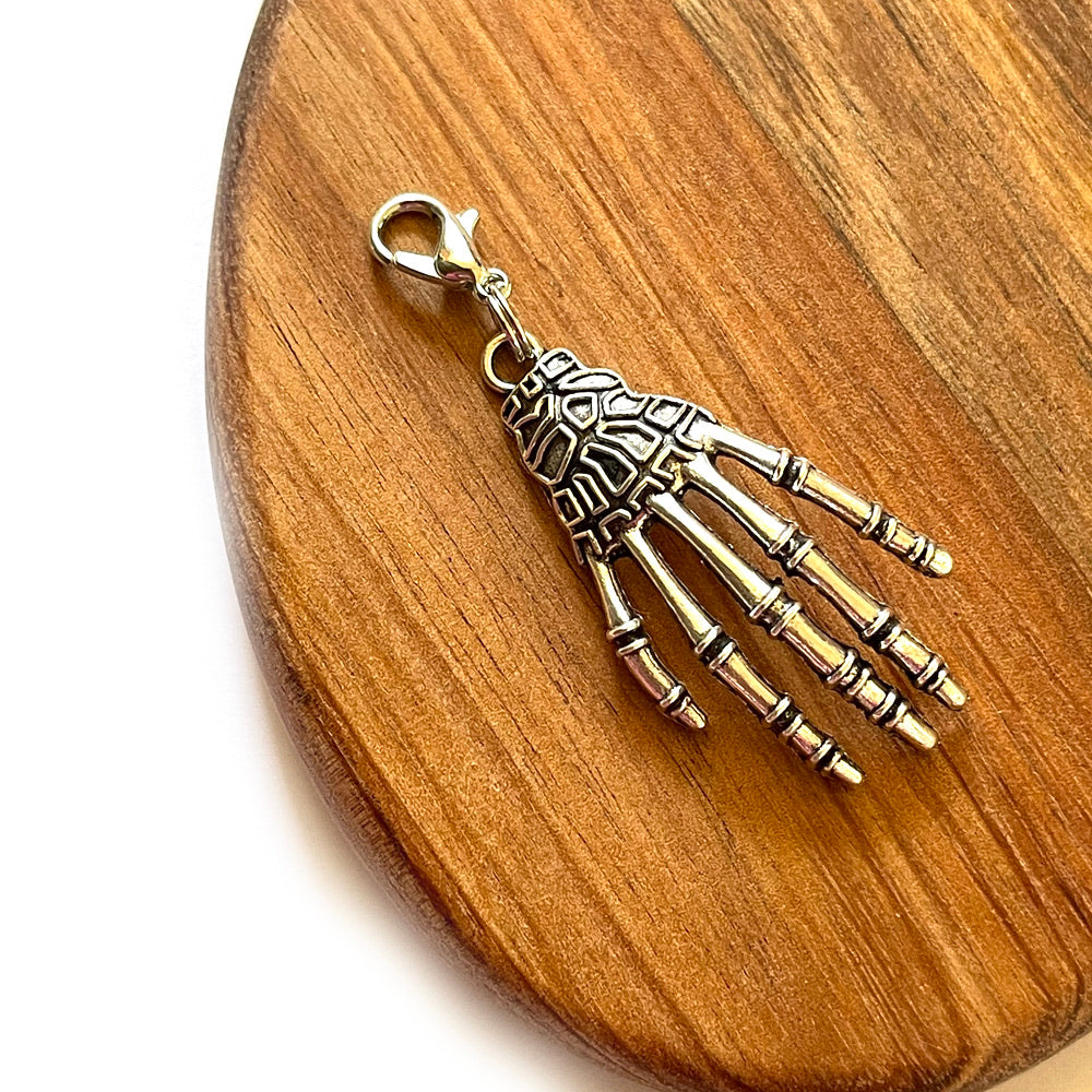 Skeleton Hand Charm