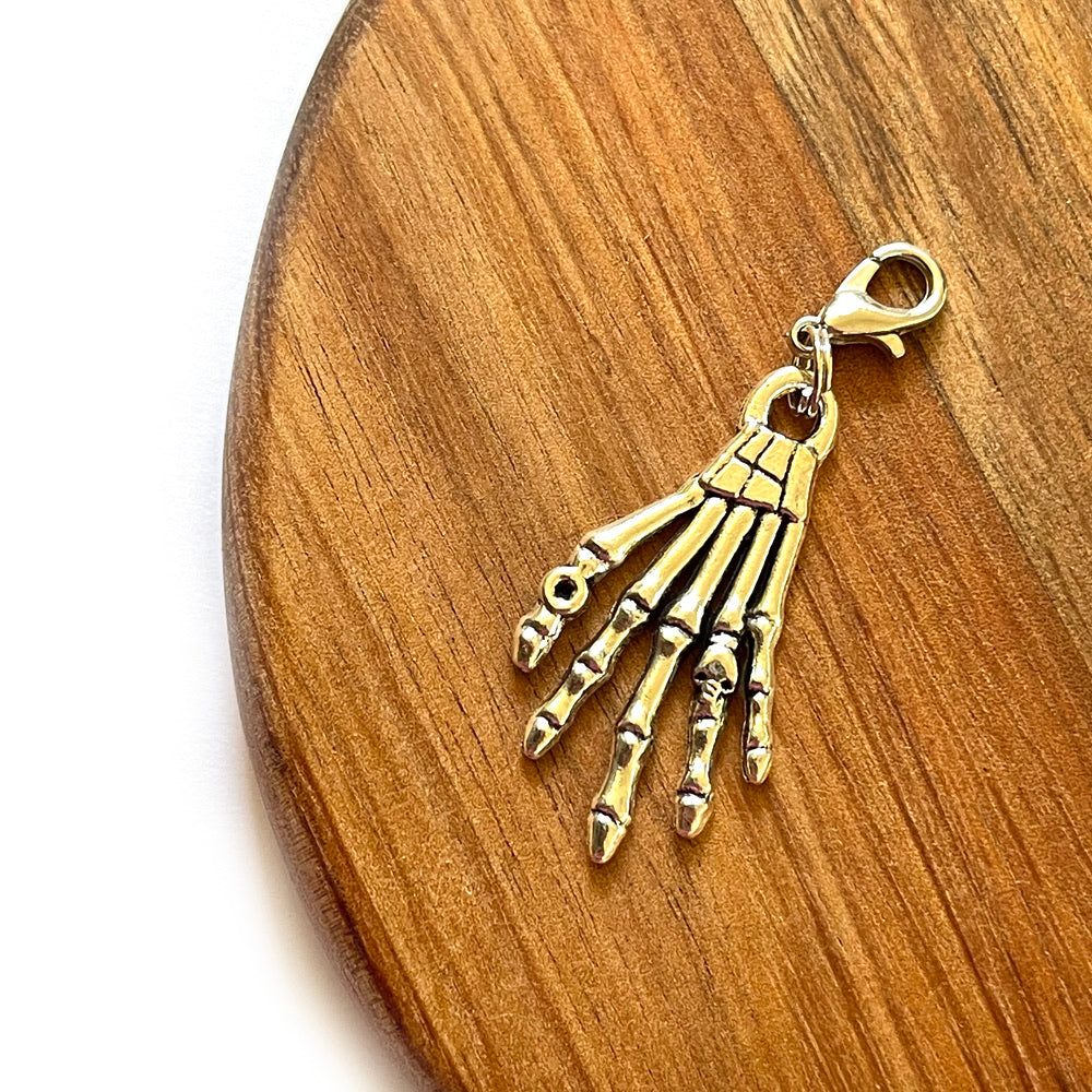 Skeleton Hand Charm