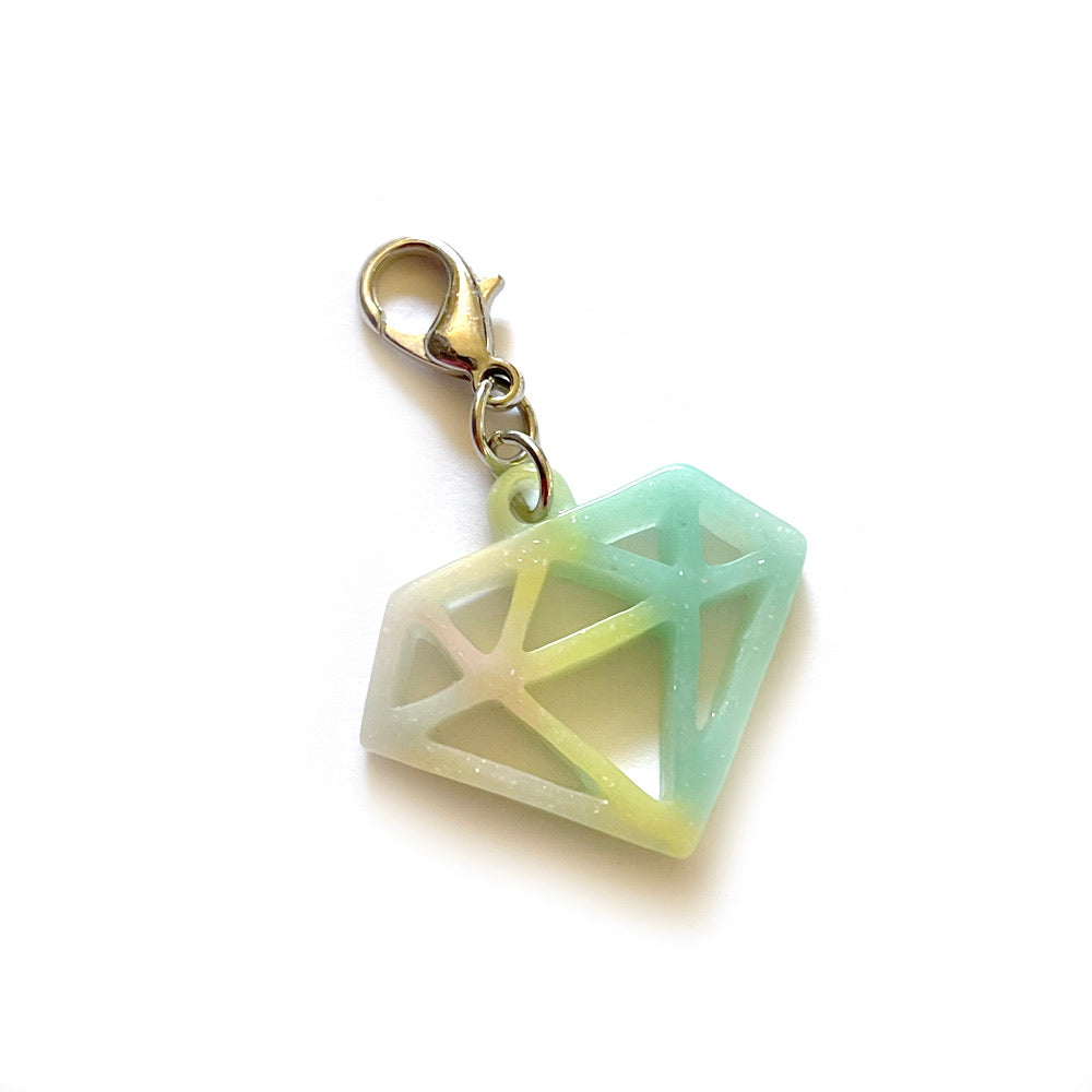 Pastel Diamond Charm