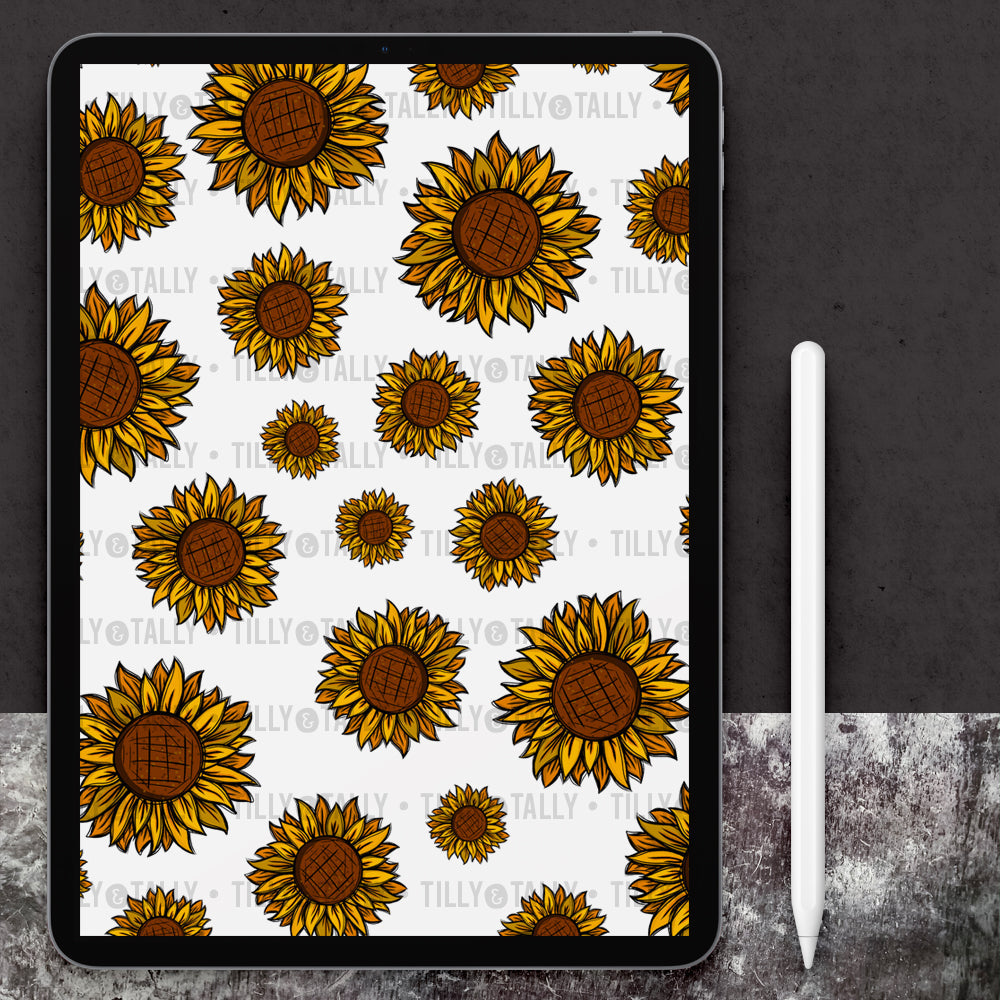 Sunflower Plain Paper