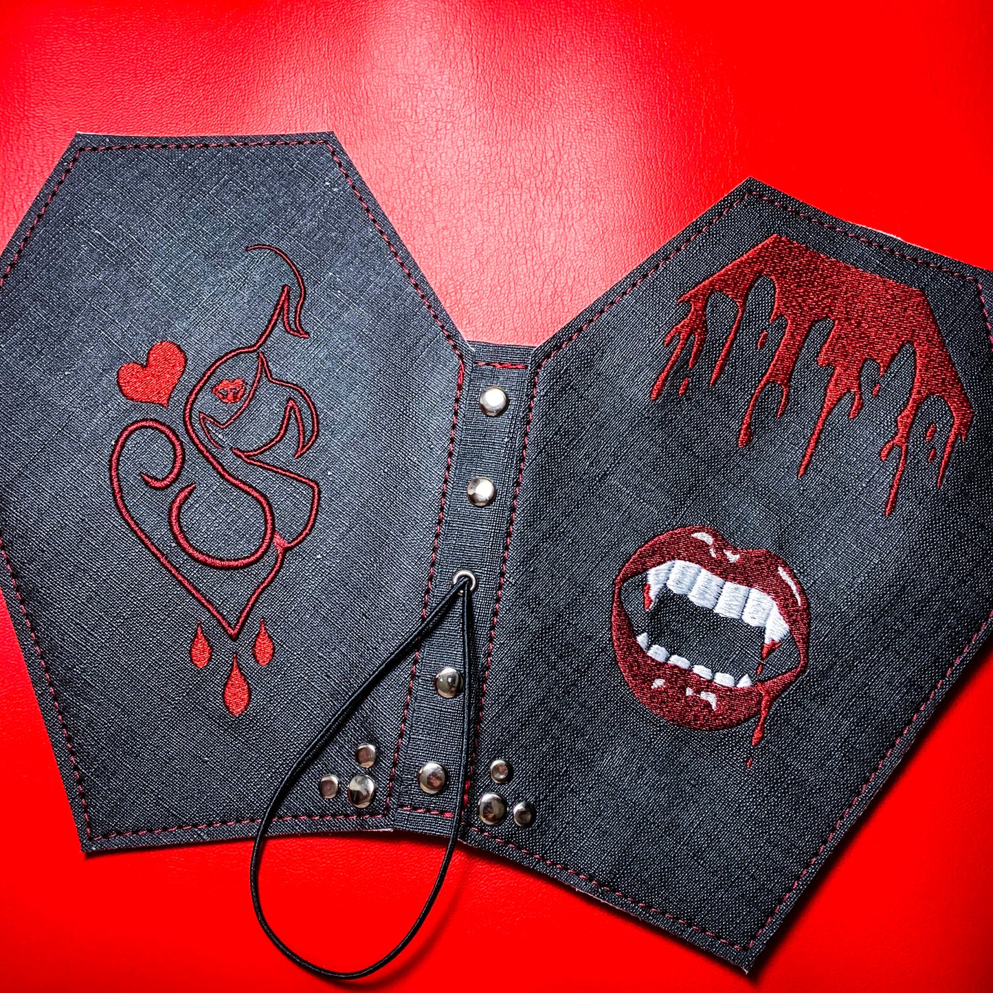 Coffin Vamp Cover - Fits Rockadeadly's "My Creepy Planner"