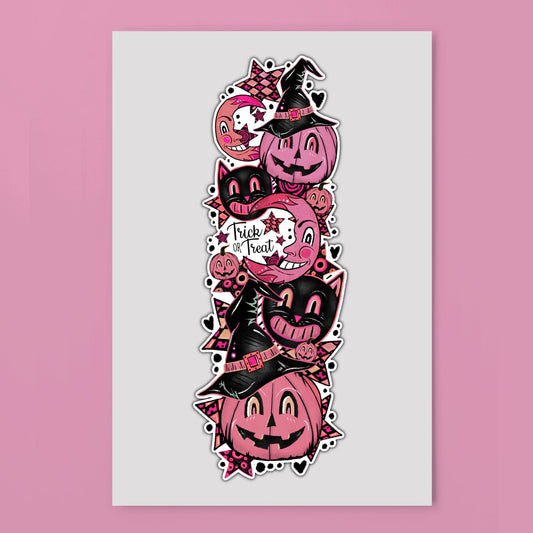 Vintage Valloween Bookmark Die Cut
