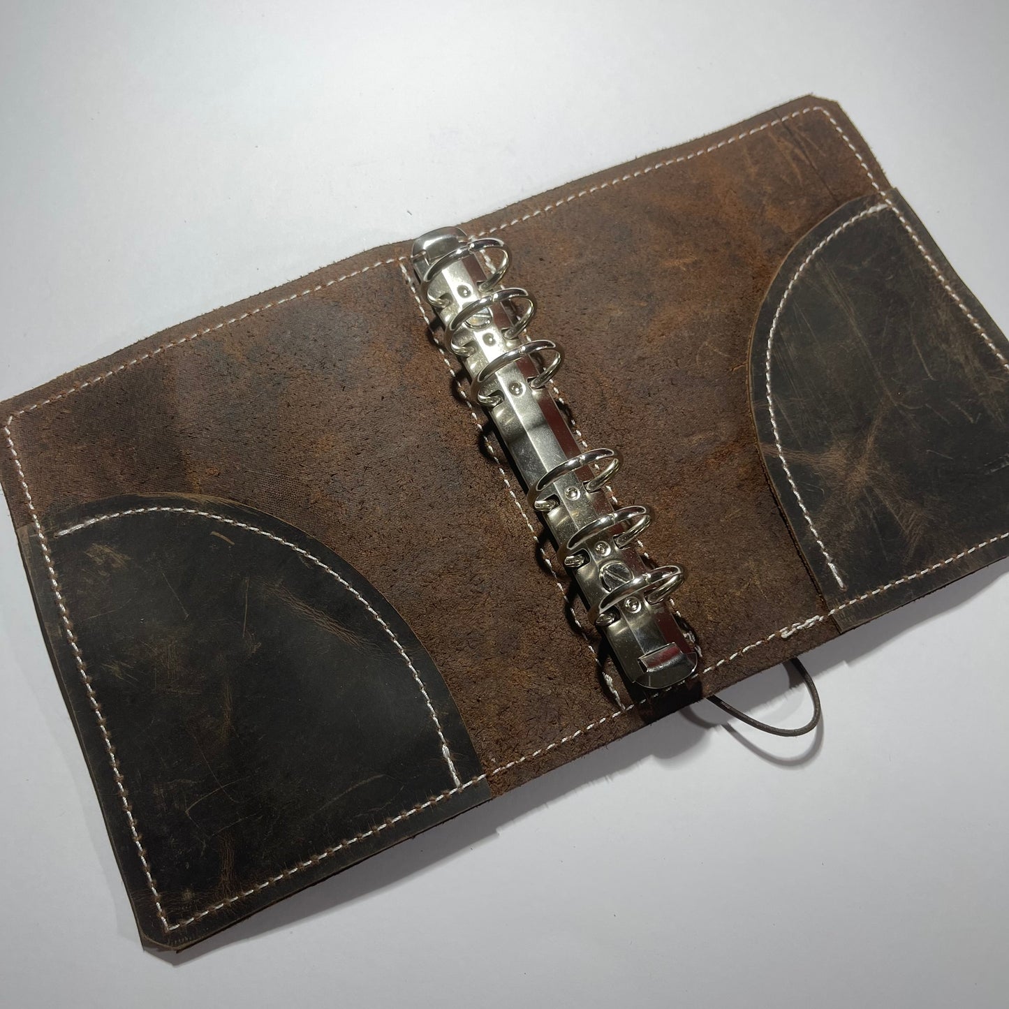 Dark Brown Distressed Leather Cover - READ LISTING