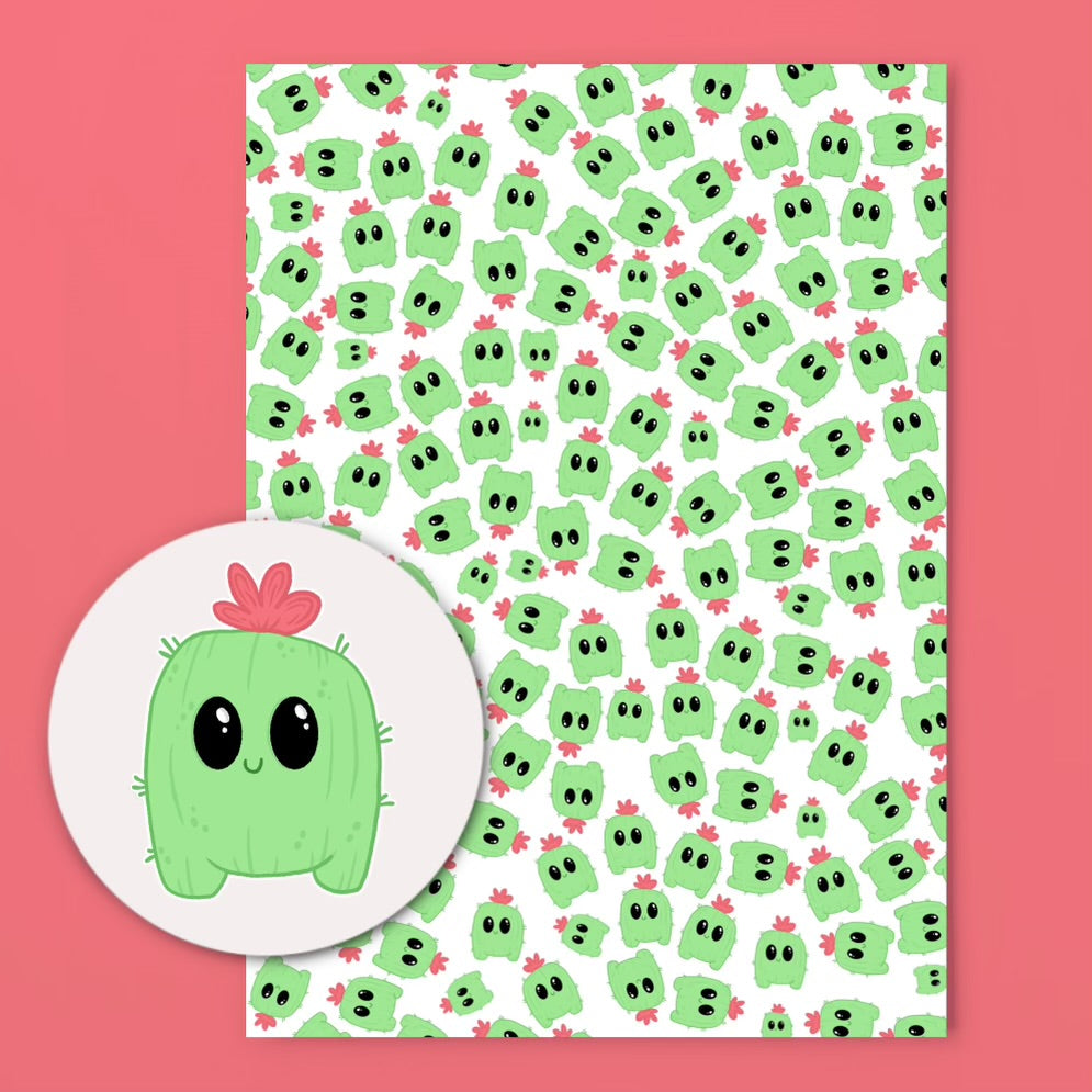 Cute Cactus Paper